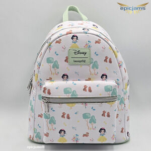 Loungefly Disney Snow White Chibi Art Mini Backpack New